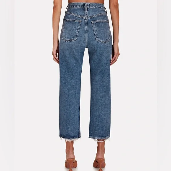 AGOLDE 90’s Crop Mid-Rise Loose Straight Jeans - Oblique - Size 28 - Sold Out! - Picture 5 of 6